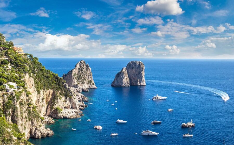 From Amalfi: Capri Island Boat Tour with Snorkeling & Drinks - Green Grotto and White Grotto: The Cave Stops That Make the Day
