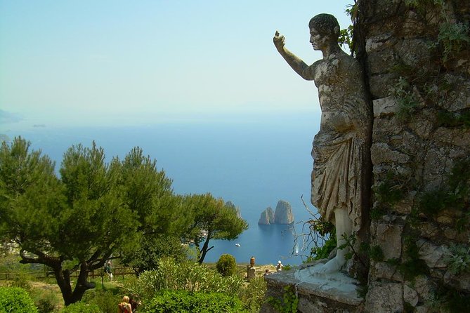 From Amalfi Coast: Capri & Anacapri guided tour by sea & by land - Anacapri time: town views, Villa San Michele, or Monte Solaro
