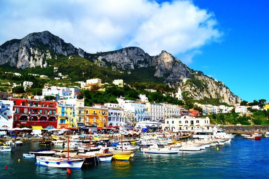 From Amalfi Coast: Capri and Anacapri Full-Day Guided Trip - Marina Grande to Anacapri: minibus efficiency and a guided walk to Belvedere