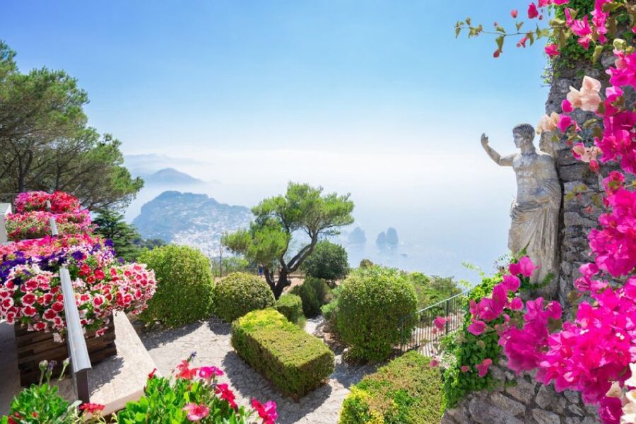 From Amalfi Coast: Capri and Anacapri Full-Day Guided Trip - The included Capri boat tour: Faraglioni, Villa Malaparte, and the sea-level perspective
