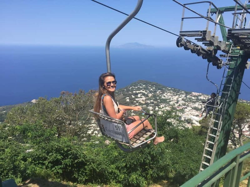 From Capri: Highlights Tour with Chairlift Ticket - Monte Solaro by chairlift: the view that makes the whole day click