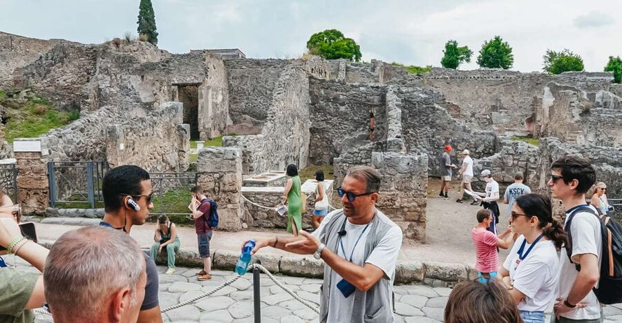 From Naples or Sorrento: Pompei Half-Day Tour - Lupanar and the arena: social life, work, and spectacle