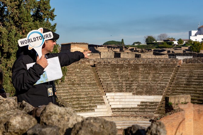 From Naples: Private Tour Pompei and Sorrento with lunch - Mt. Vesuvius slopes and a sit-down vineyard meal with wine