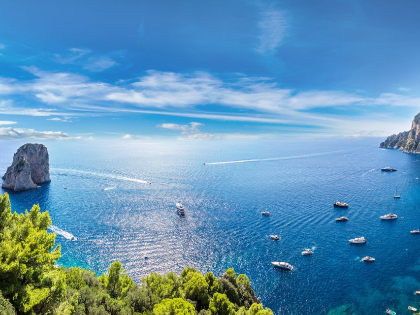 From Pompei: Capri shared tour - Sea crossing comfort and what to pack