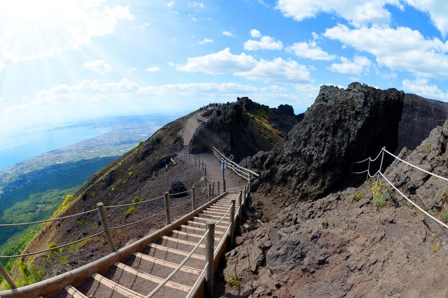 From Pompeii: Mont Vesuvius excursion - Drop-off choices and how to plan your end of day