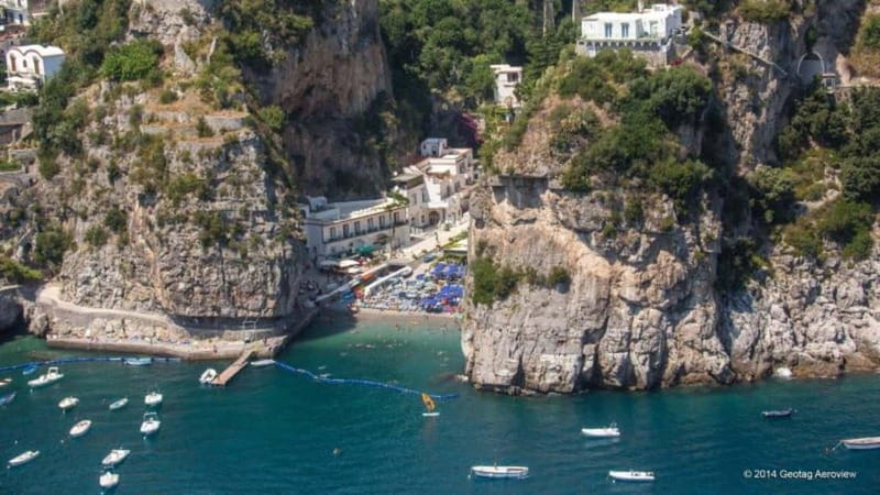 From Positano: Amalfi Coast and Emerald Grotto Group Cruise - Leaving Positano for the Triton and African Grotto swim zones