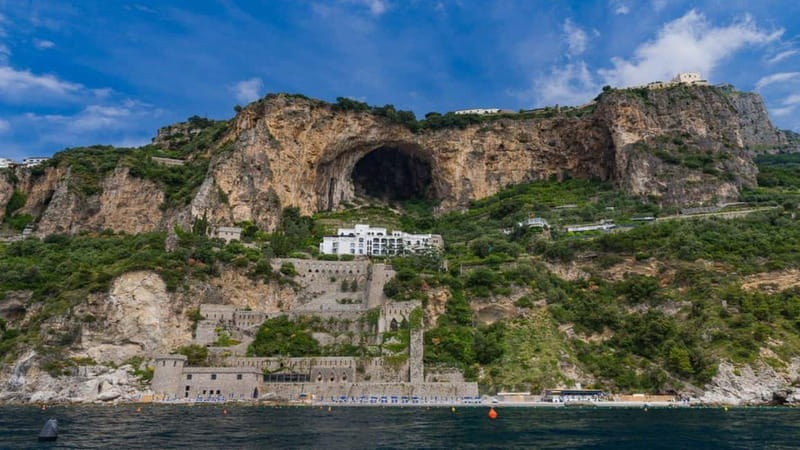 From Positano: Amalfi Coast and Emerald Grotto Group Cruise - Emerald Grotto and Natural Arch: when weather decides
