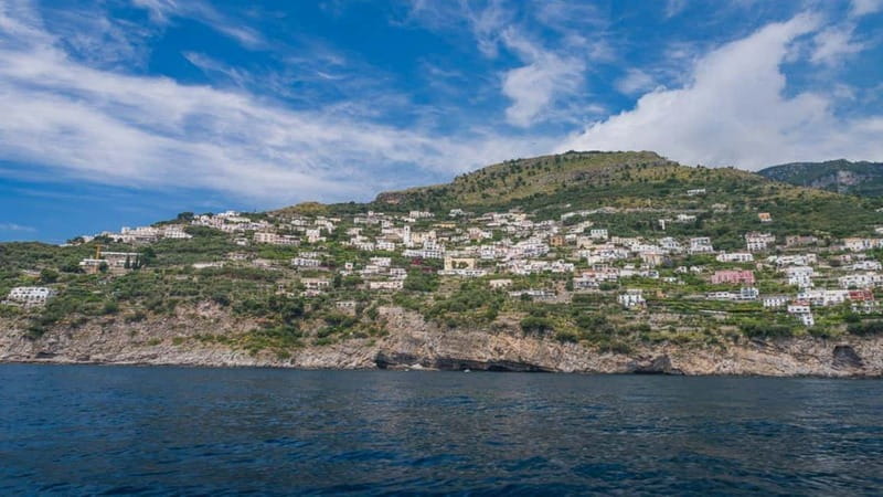 From Positano: Amalfi Coast and Emerald Grotto Group Cruise - Orange umbrella meeting and the easiest way to not waste time