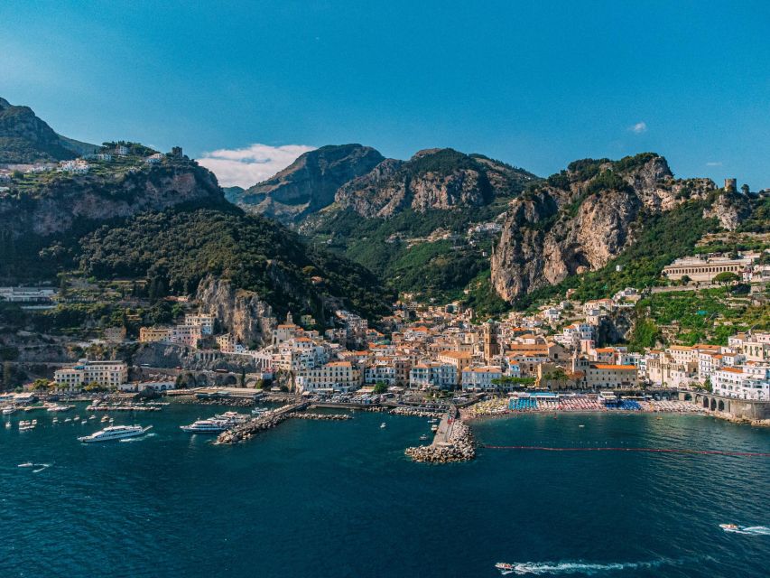 From Positano: Amalfi Coast Boat Tour with Swimming Stop - Lunch on the water’s schedule: La Gavitella option and season dates