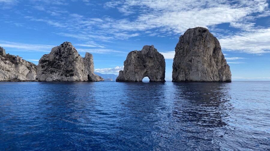 From Positano: Capri Island Group Cruise with Blue Grotto - The captain and the group size vibe