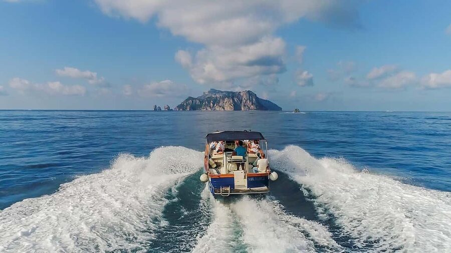 From Positano: Day trip to Capri - Group Tour by boat - Li Galli Islands and the Sirenuses Views: The Cruise That Sets the Tone