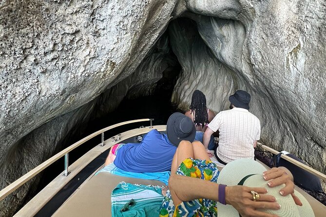 From Positano : Elite Capri Boat Day Free Bar, Brunch & City Walk - Blue Grotto: the star stop, and why your expectations should be flexible