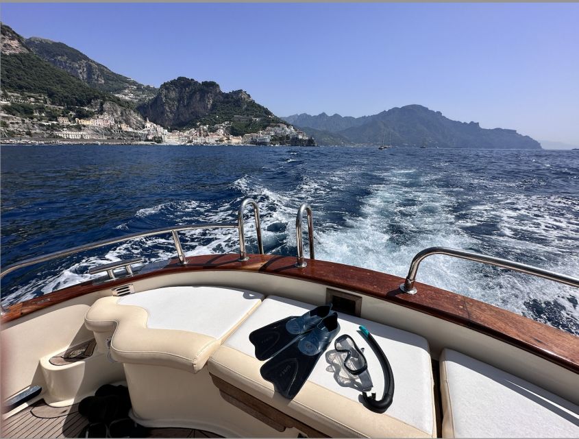 From Positano: Half-Day Amalfi Coast Boat Tour & Snorkeling - Swim and snorkeling stop: clear water, gear provided, and an easy rinse
