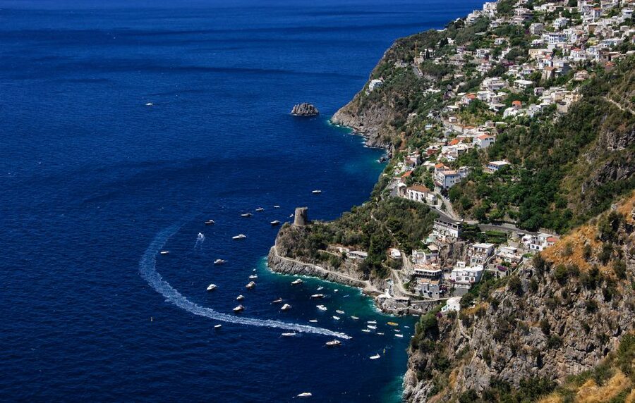 From Positano/Praiano: Amalfi Coast Speedboat Tour - Tras e Iesc Caves in Praiano: Where the Coast Turns Into a Swim Plan