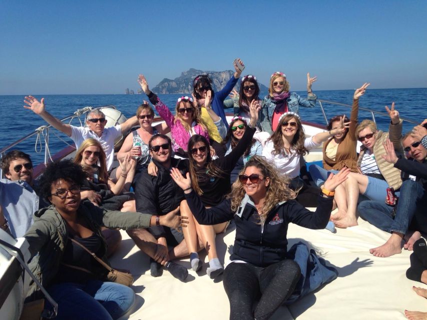 From Positano, Praiano, or Amalfi: Capri Full-Day Boat Tour - The sail along the Amalfi Coast: Positano views plus Li-Galli legend