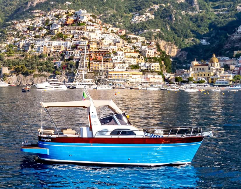 From Praiano: Full Day Private Boat Tour of Capri in Relax - Li Galli and the return swim: the outro that still feels good