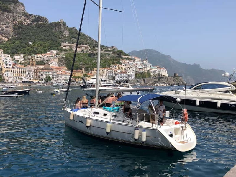 From Salerno: Amalfi Coast Full-Day Sailboat Trip with Lunch - Swimming and snorkeling: the part you will remember
