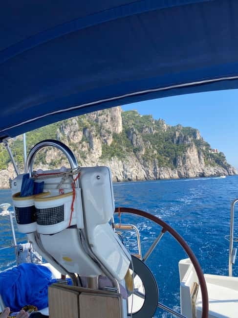From Salerno: Amalfi Coast Full-Day Sailboat Trip with Lunch - Aperitivo on the water, then Gragnano pasta lunch