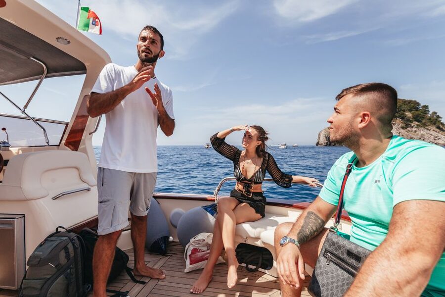 From Sorrento: Amalfi and Positano Full-Day Trip by Boat - Food, Drinks, and Small-Group Comfort on Board
