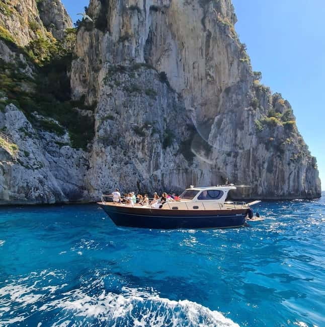 From Sorrento: Amalfi Coast Small Group Boat Day Tour - Speedboat leg and the first big coast sights