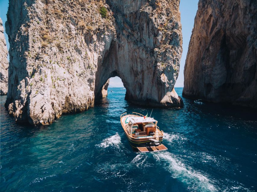 From Sorrento: Capri and Blue Grotto Half-Day Boat Tour - The Sorrento Coast Sail To Capri: Marina Grande To Mitigliano Bay