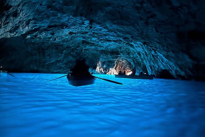 From Sorrento: Capri & Blue Grotto Boat Day Tour Up to 8 People - On-board comfort and included drinks, snacks, and essentials