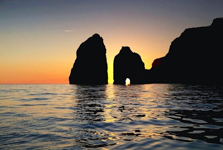 From Sorrento: Capri Boat Tour Day & Night Experience - The snack-and-wine rhythm, then a swim stop off Capri
