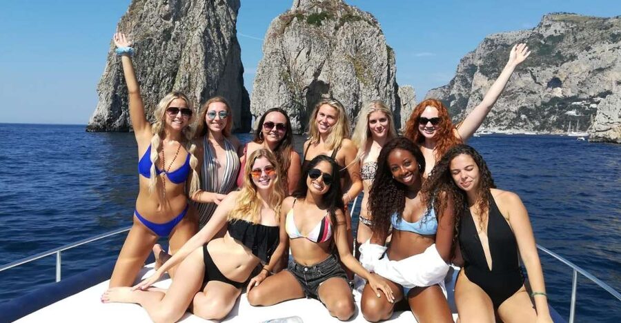 From Sorrento: Capri Boat Trip with City Visit & Swim Stops - White Grotto and Faraglioni photo stops: instant Capri drama