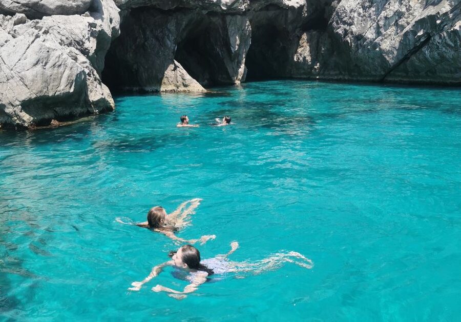 From Sorrento: Capri Boat Trip with City Visit & Swim Stops - Grottos and the Blue Grotto question: what you can count on