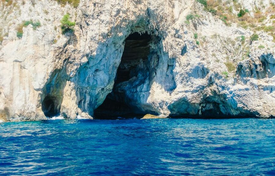 From Sorrento: Capri Guided Boat Tour - Capri Grotto Circuit from the Water: Red, Green, White, and the Rock Icons