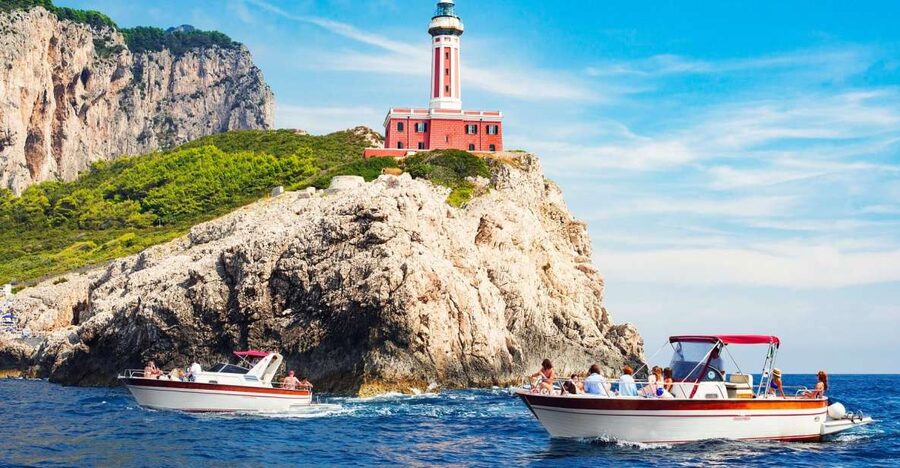 From Sorrento: Capri Island Boat Day Trip With Transfer - The yacht circle of Capri: what you’ll actually see from the boat