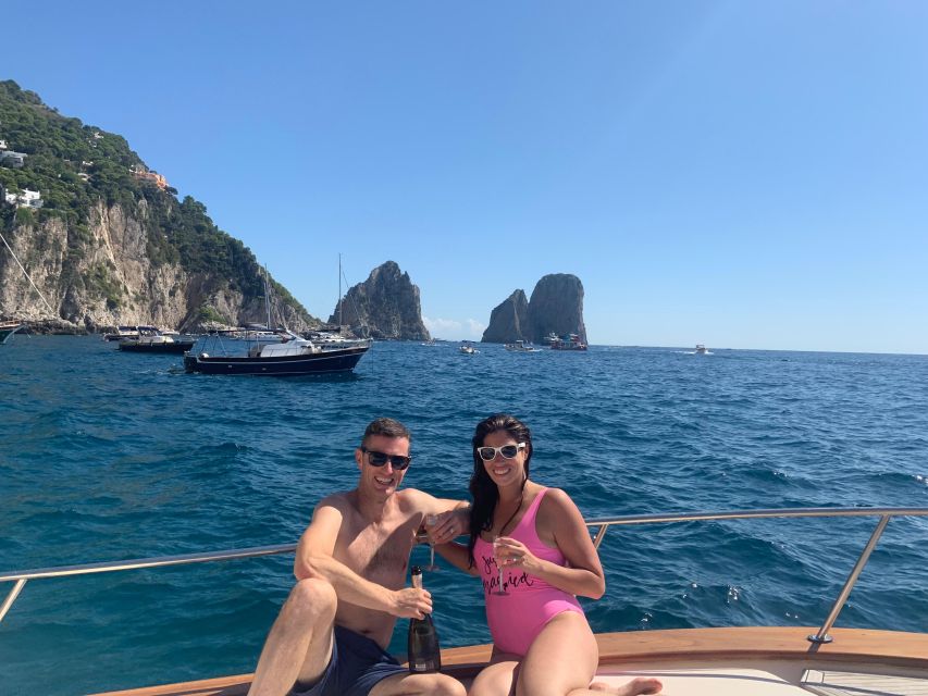 From Sorrento: Capri Island Day Trip with Boat Cruise - The 4 Hours in Capri Center: Piazzetta and Independent Time