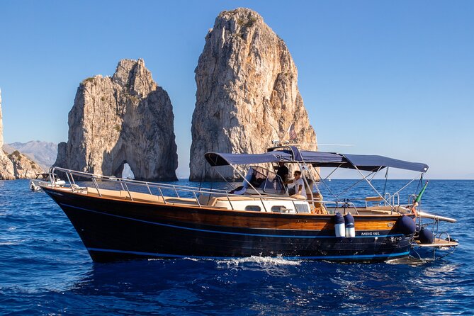 From Sorrento: Capri & Positano Private Boat VIP Tour - The Roman, Myth, and Marine Reserve Sights You See From Sea Level