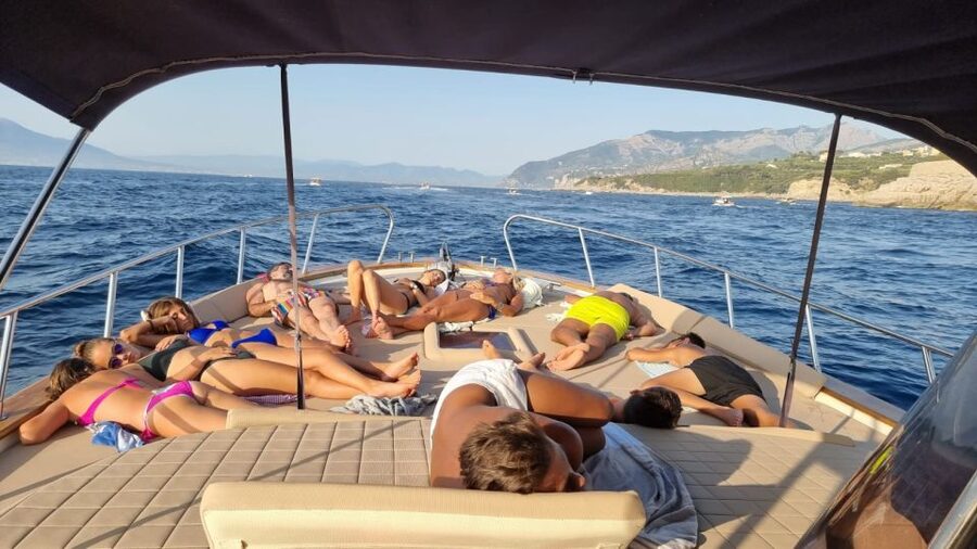 From Sorrento: Capri Small Group Boat Day Tour - Green Grotto and Punta Carena lighthouse pass-by