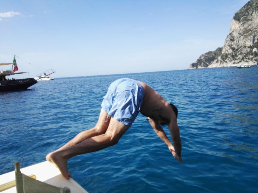From Sorrento: Fishing in Capri with Lunch - Limoncello tasting on the way back along the Sorrento coast