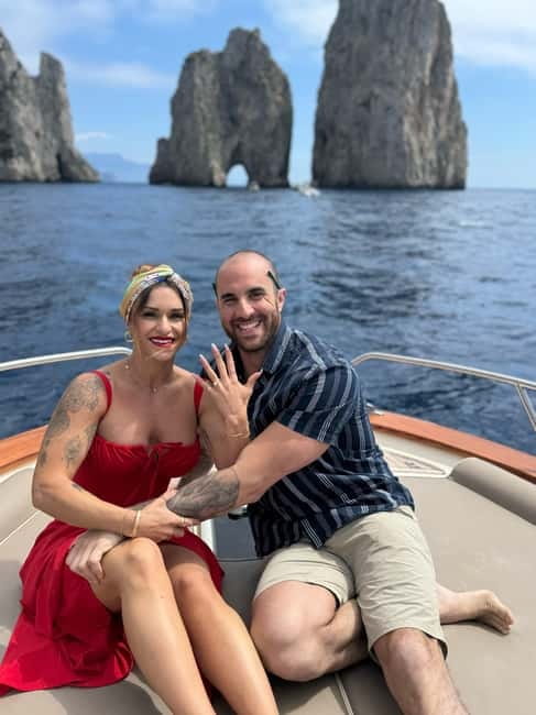 From Sorrento: Full-Day Boat Tour to Capri with Drinks - A Gozzo Boat Day From Marina Piccola to Capri