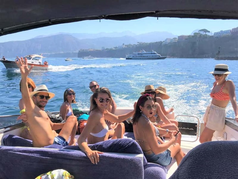From Sorrento: Full-Day Boat Tour to Capri with Drinks - Sorrento Peninsula cruising: aperitif views that set the tone