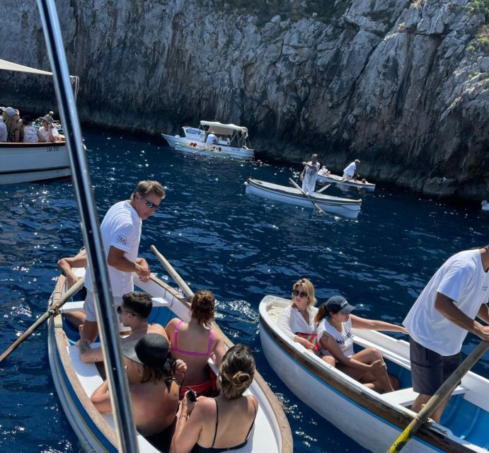 From Sorrento: Full Day Capri Private Boat Trip with Drinks - Language and communication: plan for clarity