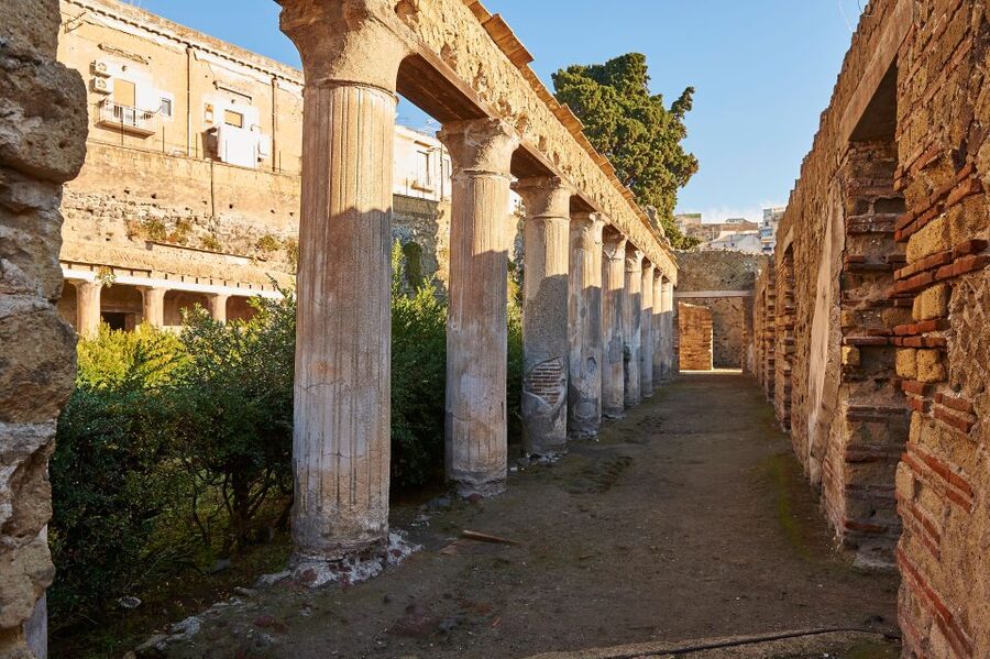 From Sorrento: Half-Day Tour of Herculaneum - Central Thermae Public Baths, Frescoes, and Mosaics
