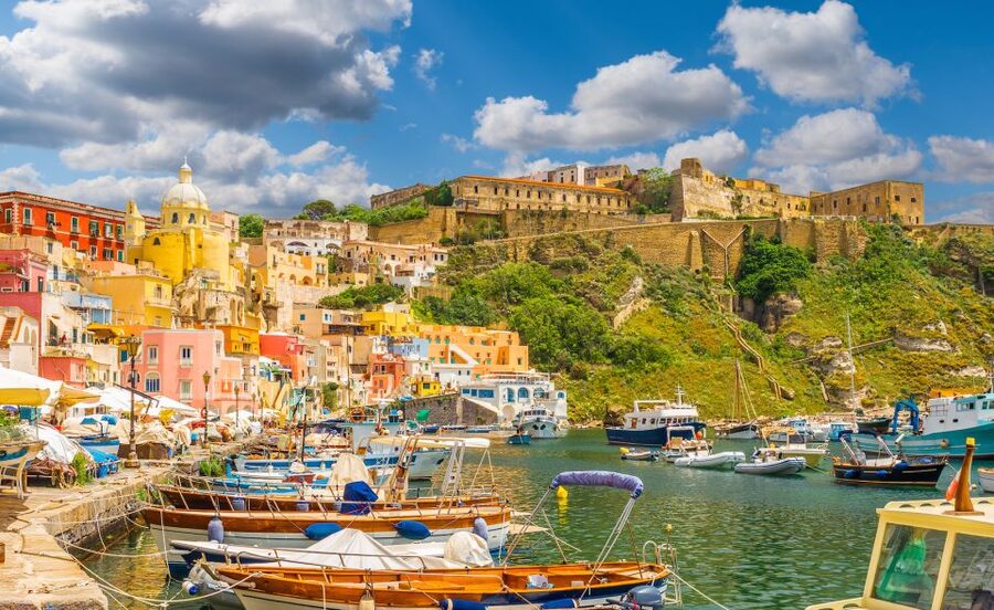 From Sorrento: Ischia and Procida Boat Tour - Ischia by Sea and on Land: Maronti, Green Cave, Aragonese Castle