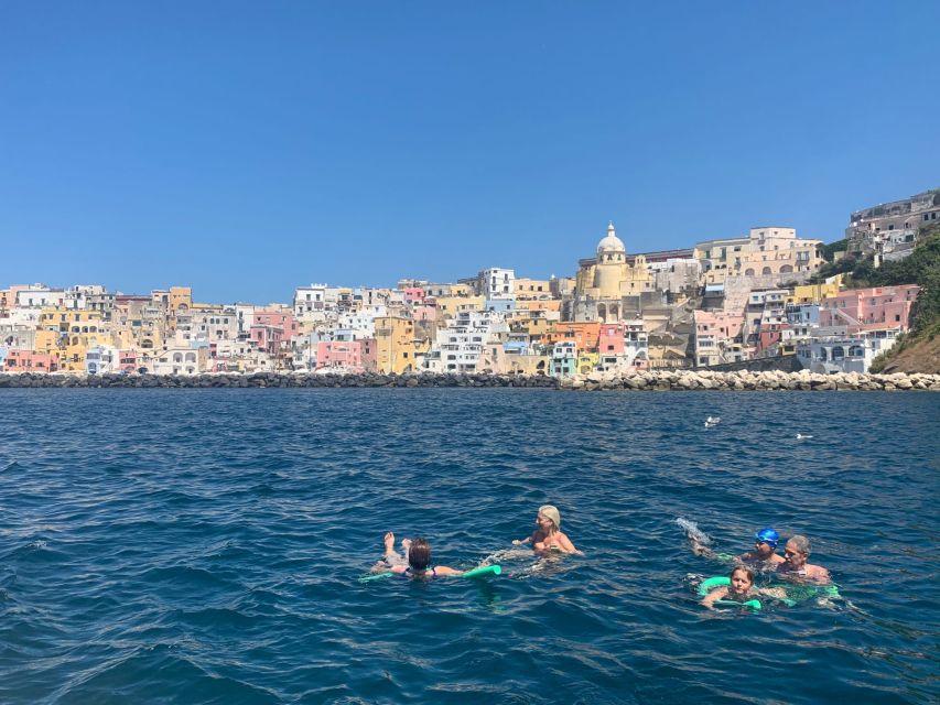From Sorrento: Ischia and Procida Boat Tour with Snorkeling - Procida first: quick harbor access and time to wander