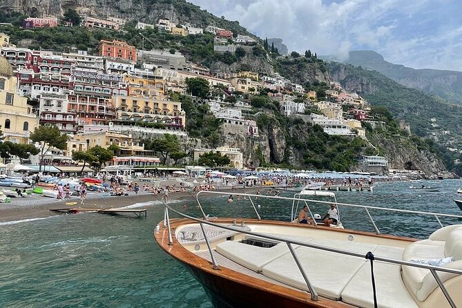 From Sorrento or Positano: Amalfi Coast Private Boat VIP Tour - The swim stop: blue-water break with towels and masks