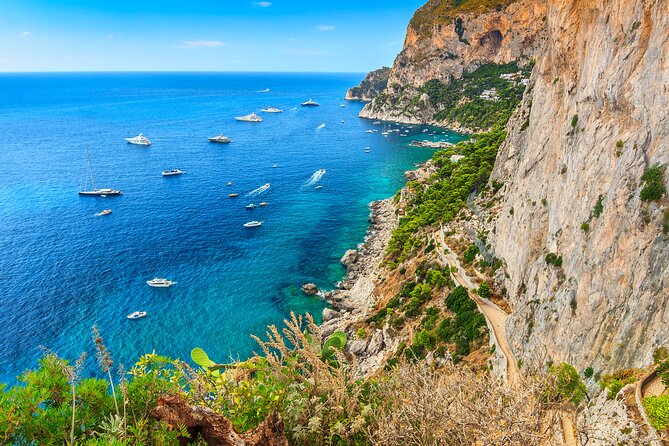 Full Day Capri Tour from Pompeii by Small Ferry Boat - The Included Boat Loop: Faraglioni, Marina Piccola, and Grotto Stops