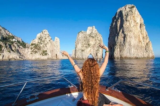 Full Day Private Boat Tour to Capri from Positano - Marina Piccola for lunch break plus Capri inland time