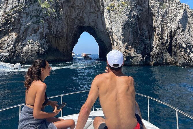 Full day private boat tour to the Island of Capri - I Faraglioni: Capri’s signature rocks, with time to actually enjoy them