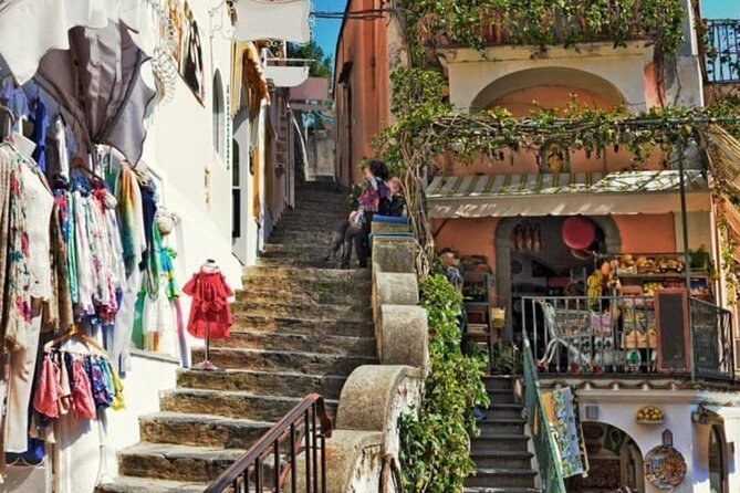 Full-Day Private Tour Amalfi Coast from Sorrento with Pick up - Positano: Santa Maria Assunta, tight streets, and planned 1-hour browsing