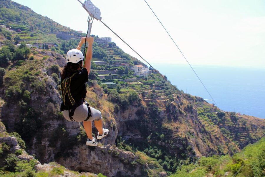 Furore: Flight of the Angel Zipline Experience - Furore to Conca dei Marini, and the transport reality