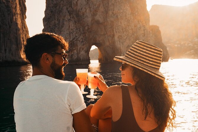 Half day around Capri by Itama 38 speedboat - On-board comfort and the anchor-stop moments that make it feel special