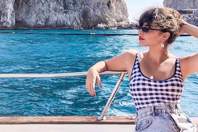Half Day Private Boat Tour of Capri - Villa Malaparte, the Natural Arch, and the lighthouse pass