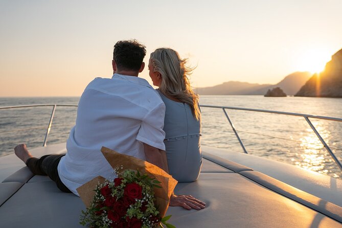 He said yes! Marriage Proposal at Sunset - Why a Positano sunset proposal from the water works